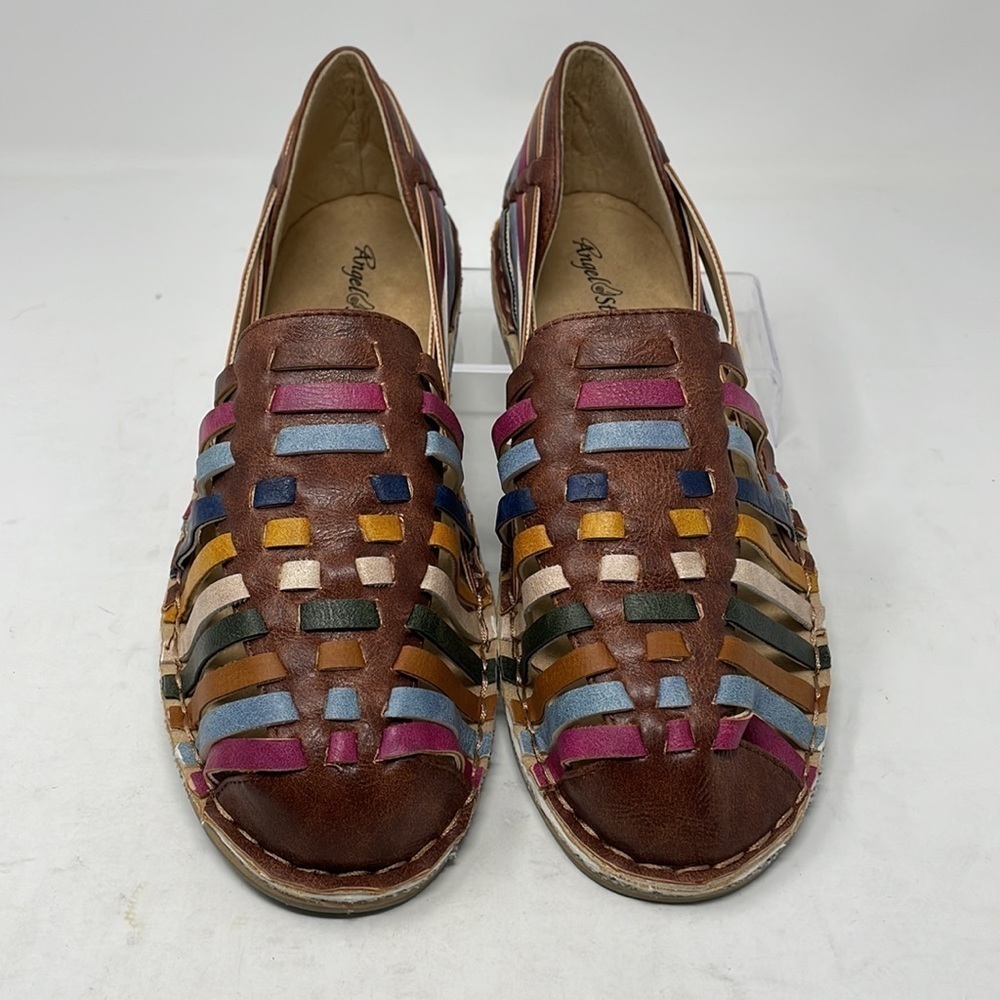 NWOT Angel Steps Huarache Slip-On Sandals 
SIZE 9 1/2(Runs Big-Ck Measurements) - Picture 9 of 12